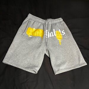 Gray Graphic Men's Shorts